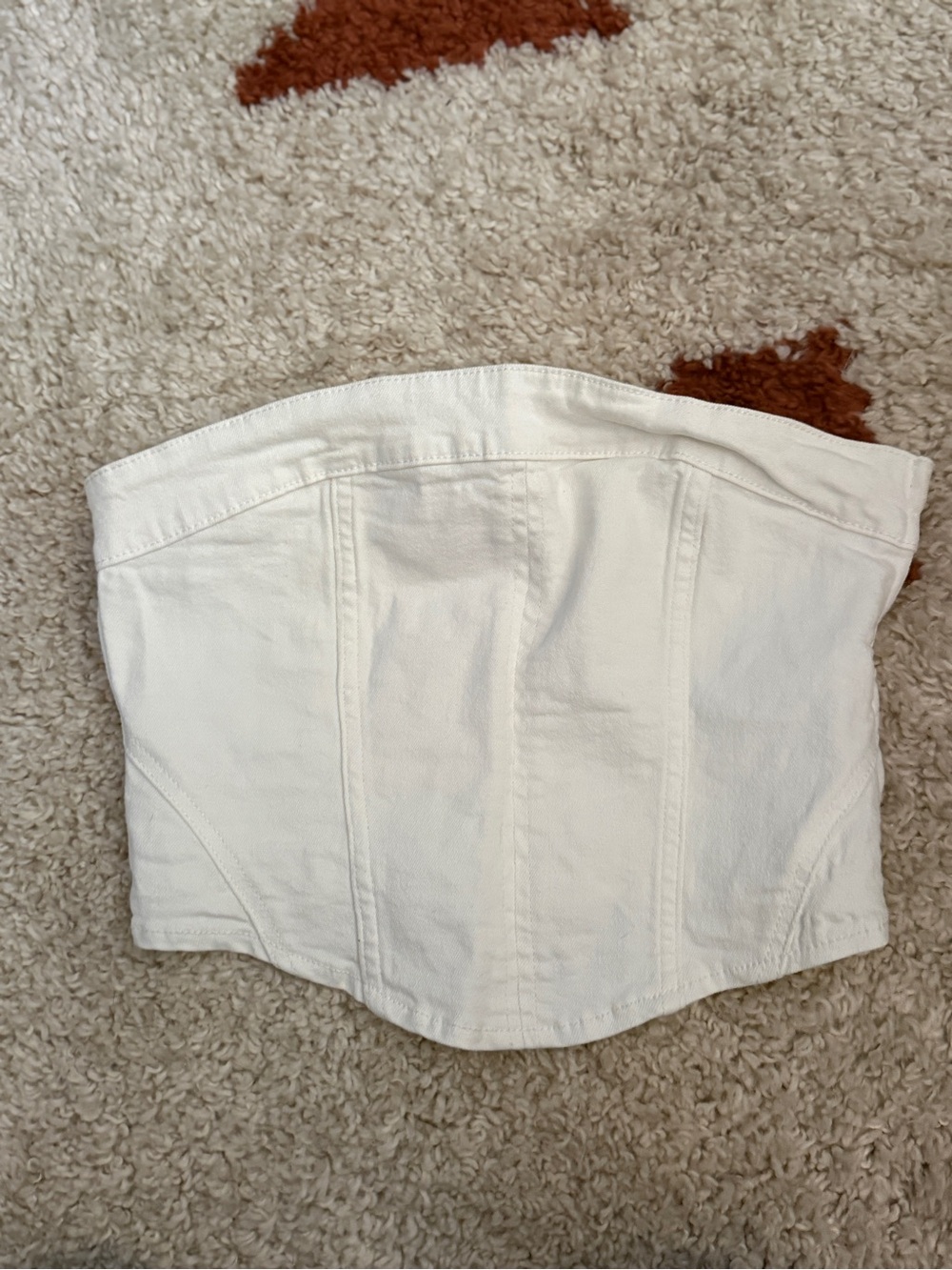 Stradivarius White High-Rise Jeans